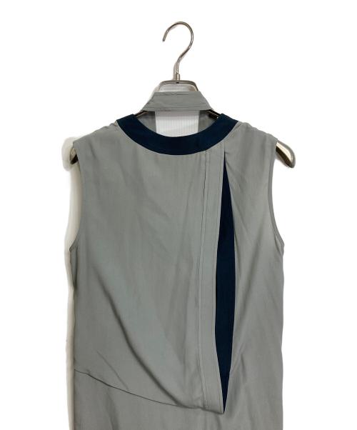ALEXANDER WANG（アレキサンダー・ワン）ALEXANDER WANG (アレキサンダーワン) ノースリーブシャツワンピース グレー サイズ:2の古着・服飾アイテム