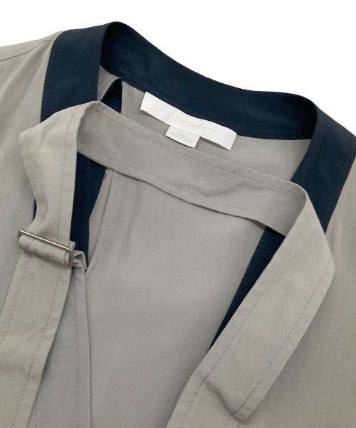 ALEXANDER WANG（アレキサンダー・ワン）ALEXANDER WANG (アレキサンダーワン) ノースリーブシャツワンピース グレー サイズ:2の古着・服飾アイテム