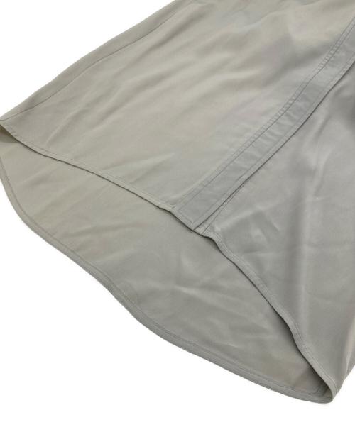 ALEXANDER WANG（アレキサンダー・ワン）ALEXANDER WANG (アレキサンダーワン) ノースリーブシャツワンピース グレー サイズ:2の古着・服飾アイテム