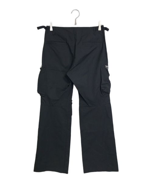 BEAMS（ビームス）BEAMS (ビームス) Vaporize (ヴェイパライズ) Cargo Flare Pants ブラック サイズ:Sの古着・服飾アイテム