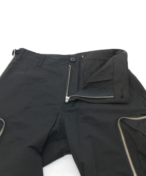 BEAMS（ビームス）BEAMS (ビームス) Vaporize (ヴェイパライズ) Cargo Flare Pants ブラック サイズ:Sの古着・服飾アイテム