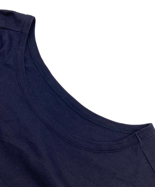 Y's（ワイズ）Y's (ワイズ) ドッキングワンピース ネイビー×ブラック サイズ:Sの古着・服飾アイテム