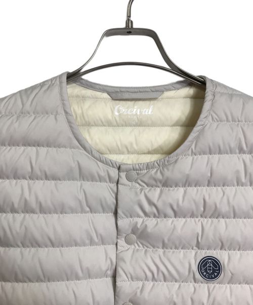 ORCIVAL（オーシバル）ORCIVAL (オーシバル) ポリエステルタフタ インナーダウンベスト　 アイボリー サイズ:4の古着・服飾アイテム