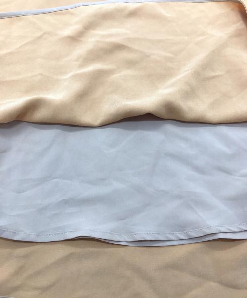 theory luxe（セオリーリュクス）theory luxe (セオリーリュクス) フレアスカート　デザインスカート　日本製 オレンジ サイズ:38の古着・服飾アイテム