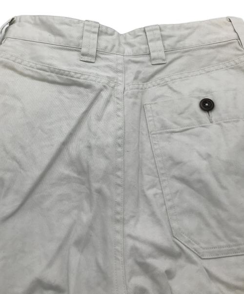 MHL（エムエイチエル）MHL (エムエイチエル) JAPANESE COTTON LINEN DRILL TROUSERS  コットンリネンパンツ　日本製　23SS ホワイト サイズ:1の古着・服飾アイテム