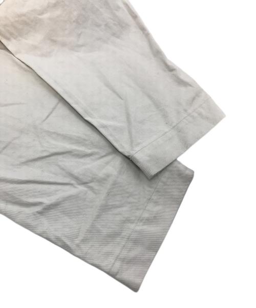 MHL（エムエイチエル）MHL (エムエイチエル) JAPANESE COTTON LINEN DRILL TROUSERS  コットンリネンパンツ　日本製　23SS ホワイト サイズ:1の古着・服飾アイテム