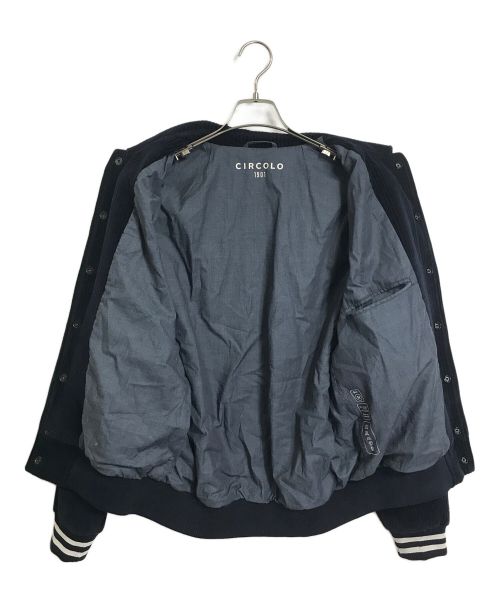 CIRCOLO 1901（チルコロ1901）Circolo 1901 (チルコロ1901) コーデュロイブルゾン ジャケット ネイビー サイズ:36の古着・服飾アイテム