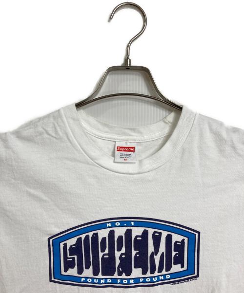 SUPREME（シュプリーム）SUPREME (シュプリーム) Pound Tシャツ　半袖カットソー　Tシャツ　Tee USA製 ホワイト サイズ: Mの古着・服飾アイテム