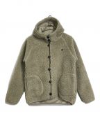 Gymphlexジムフレックス）の古着「ボア フード ジャケット」｜ベージュ