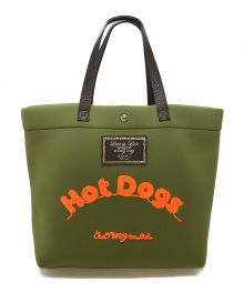 A.D.M.J.（エーディーエムジェイ）の古着「マジックライト コード刺しゅう トートバッグ」｜グリーン