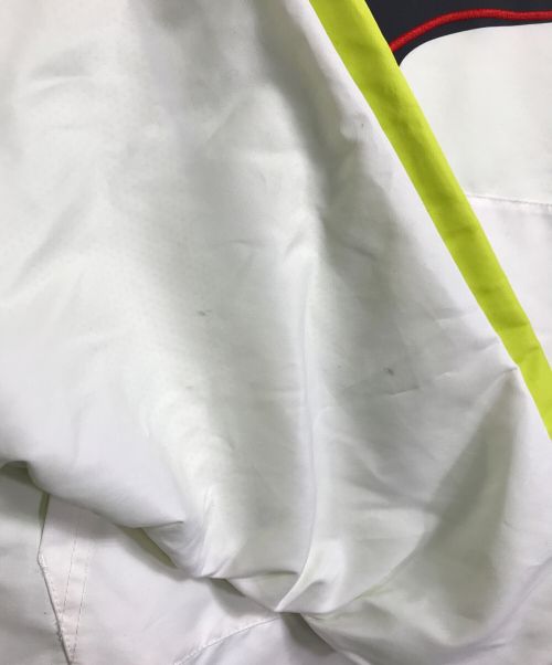 PUMA（プーマ）PUMA (プーマ) ADER error (アーダーエラー) ウィンドブレーカー　ライトアウター イエロー×ホワイト サイズ:Sの古着・服飾アイテム