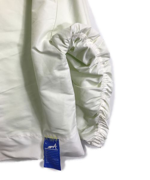 PUMA（プーマ）PUMA (プーマ) ADER error (アーダーエラー) ウィンドブレーカー　ライトアウター イエロー×ホワイト サイズ:Sの古着・服飾アイテム