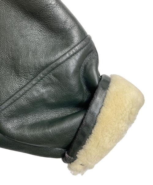 LOLDANTHONY（ロードアンソニー）LOLDANTHONY (ロードアンソニー) 【古着】ムートンジャケット ムートンコート　アウター ダークグリーン サイズ:Mの古着・服飾アイテム