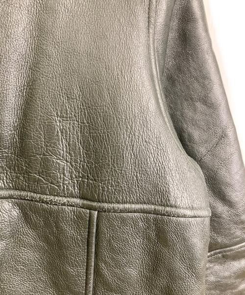 LOLDANTHONY（ロードアンソニー）LOLDANTHONY (ロードアンソニー) 【古着】ムートンジャケット ムートンコート　アウター ダークグリーン サイズ:Mの古着・服飾アイテム