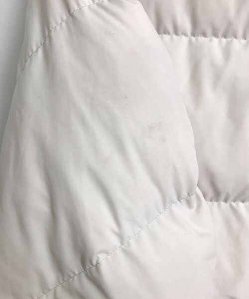 Hakuu（ハク）Hakuu (ハク) Plage (プラージュ) 別注 DOWN ジャケット　 アイボリー サイズ:Sの古着・服飾アイテム