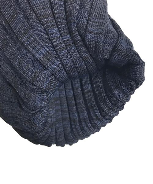 CHAROL（シャロル）CHAROL (シャロル) カットソーワンピース　ボーダーワンピース　ロングワンピース　マキシワンピース ネイビー サイズ:FREEの古着・服飾アイテム