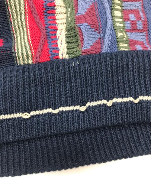 COTTON TRADERS（コットン トレーダーズ）COTTON TRADERS (コットン トレーダーズ) 3Dニット マルチカラー サイズ:Mの古着・服飾アイテム