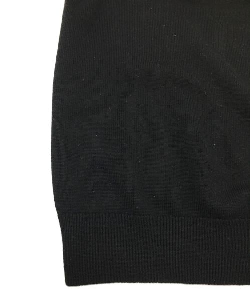 KENZO（ケンゾー）KENZO (ケンゾー) ロゴ刺繍ニット ブラック サイズ:Mの古着・服飾アイテム