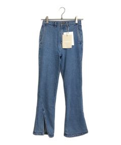 中古・古着通販】andmary (アンドマリー) Heart hip wide denim ブルー