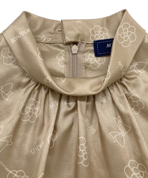 M'S GRACY（エムズグレイシー）M'S GRACY (エムズグレイシー) アイコンモチーフブラウス ベージュ サイズ:40の古着・服飾アイテム