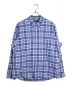 POLO RALPH LAUREN（ポロ・ラルフローレン）の古着「ボタンダウンチェックシャツ」｜ブルー