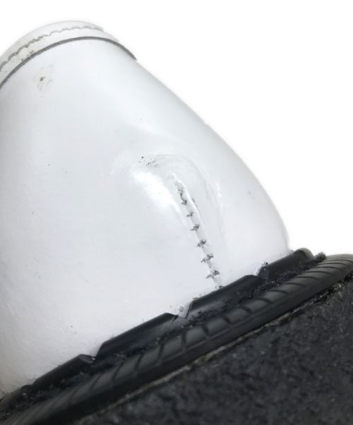 GEORGE COX（ジョージコックス）GEORGE COX (ジョージコックス) HAMILTON BUXTON IVC ラバーソール レザーシューズ ホワイト×ブラック サイズ:6の古着・服飾アイテム