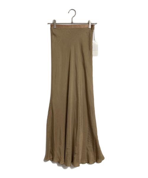 GALLARDA GALANTE（ガリャルダガランテ）GALLARDA GALANTE (ガリャルダガランテ) キュプラマーメイドスカート　ロングスカート ベージュの古着・服飾アイテム