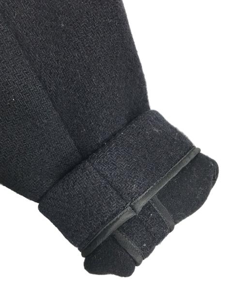 THE RERACS（ザ リラクス）THE RERACS (ザ リラクス) ジップアップダッフルコート ロングコート　アウター　日本製 ブラック サイズ:38の古着・服飾アイテム