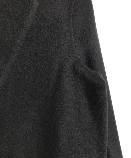 MUJI LABO（ムジラボ）MUJI Labo (ムジラボ) カシミヤ混チェスターコート　ロングコート　アウター ブラック サイズ:Mの古着・服飾アイテム