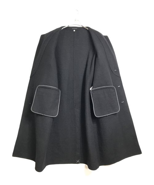 MUJI LABO（ムジラボ）MUJI Labo (ムジラボ) カシミヤ混チェスターコート　ロングコート　アウター ブラック サイズ:Mの古着・服飾アイテム