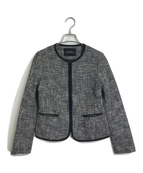 green label relaxing（グリーンレーベルリラクシング）green label relaxing (グリーンレーベルリラクシング) ツイードセットアップ ノーカラー ブラック サイズ:Mの古着・服飾アイテム