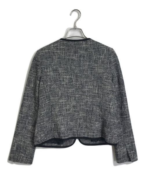 green label relaxing（グリーンレーベルリラクシング）green label relaxing (グリーンレーベルリラクシング) ツイードセットアップ ノーカラー ブラック サイズ:Mの古着・服飾アイテム