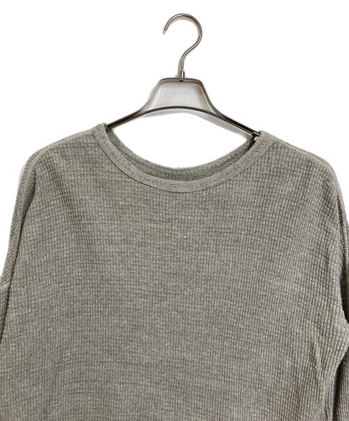 GOOD GRIEF!（グッドグリーフ）GOOD GRIEF! (グッドグリーフ) サーマルトップカットソー　オーバーサイズ グレー サイズ:FREEの古着・服飾アイテム
