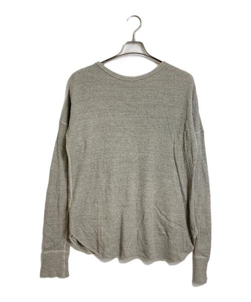 GOOD GRIEF!（グッドグリーフ）GOOD GRIEF! (グッドグリーフ) サーマルトップカットソー　オーバーサイズ グレー サイズ:FREEの古着・服飾アイテム