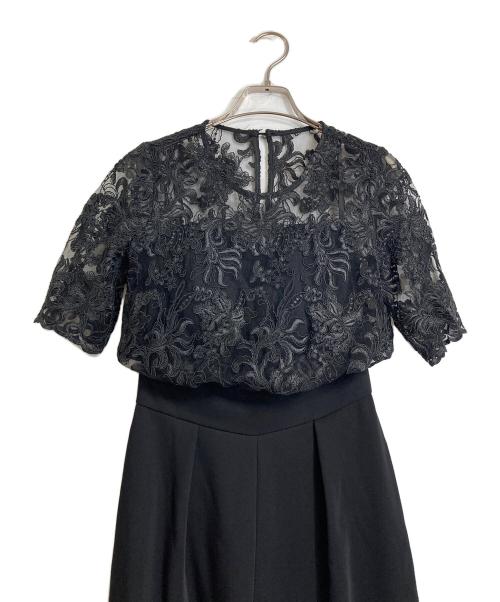 LAGUNA MOON（ラグナムーン）LAGUNA MOON (ラグナムーン) LADYオーバーレースワイドパンツドレス ブラック サイズ:Sの古着・服飾アイテム