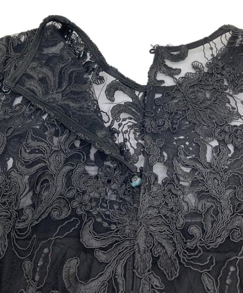 LAGUNA MOON（ラグナムーン）LAGUNA MOON (ラグナムーン) LADYオーバーレースワイドパンツドレス ブラック サイズ:Sの古着・服飾アイテム