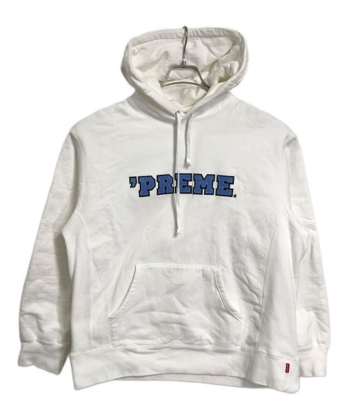 SUPREME（シュプリーム）Supreme (シュプリーム) Preme Hooded Sweatshirt パーカー　フーディ　カナダ製 ホワイト サイズ:Mの古着・服飾アイテム