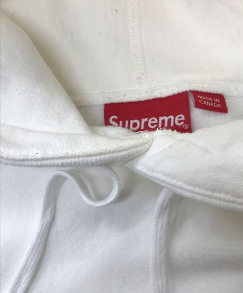 SUPREME（シュプリーム）Supreme (シュプリーム) Preme Hooded Sweatshirt パーカー　フーディ　カナダ製 ホワイト サイズ:Mの古着・服飾アイテム