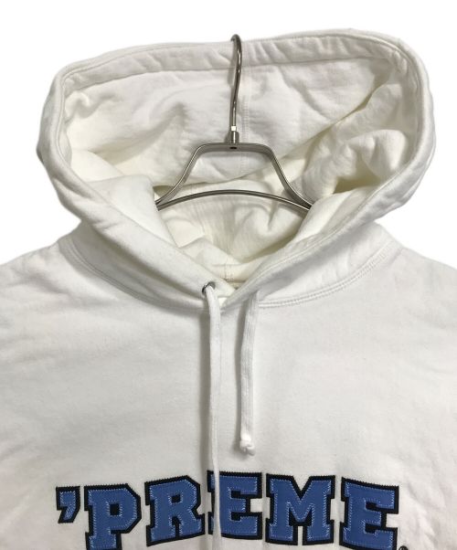 SUPREME（シュプリーム）Supreme (シュプリーム) Preme Hooded Sweatshirt パーカー　フーディ　カナダ製 ホワイト サイズ:Mの古着・服飾アイテム