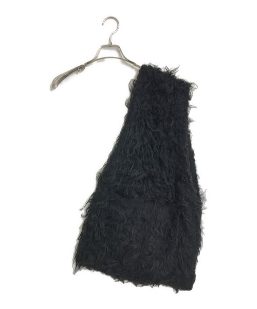 Mediam（ミディアム）Mediam (ミディアム) ワンショルダーベスト ブラック サイズ:FREEの古着・服飾アイテム