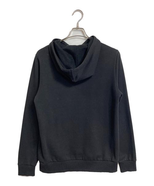 Calvin Klein（カルバンクライン）Calvin Klein (カルバンクライン) プルオーバーパーカー　ロゴプリントパーカー　フーディ ブラック サイズ:Sの古着・服飾アイテム