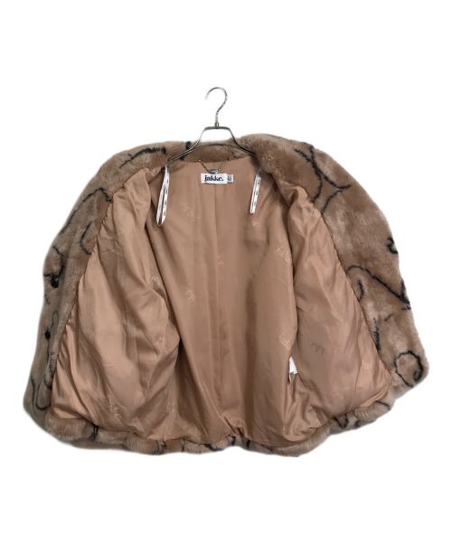 Jakke（ジャッキー）Jakke (ジャッキー) エコファージャケット Rita ARTIST COLLABORATION Boxy Oversize Jakcket ピンク サイズ:36の古着・服飾アイテム