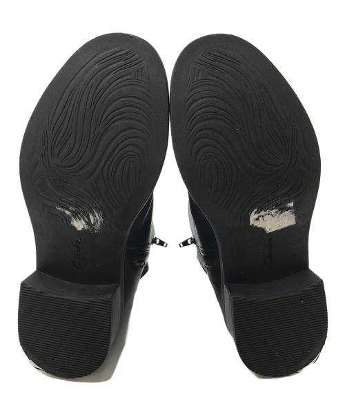 CLARKS（クラークス）CLARKS (クラークス) Maye Palm アンクルブーツ サイドジップブーツ ブラック サイズ:23cmの古着・服飾アイテム