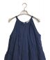 Missing You Already (ミッシングユーオールレディ) LINEN TWO-WAY DRESS インディゴ サイズ:実寸参照：6000円
