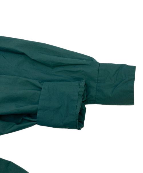 L'AVENTURE martinique（ラヴァチュール マルティニーク）L'AVENTURE martinique (ラヴァチュール マルティニーク) シャツワンピース　ゆったりシルエット グリーン サイズ:実寸参照の古着・服飾アイテム