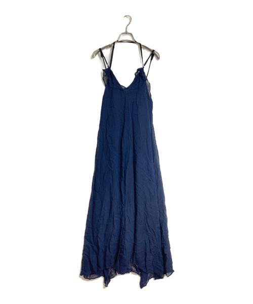 Y's（ワイズ）Y's (ワイズ) キャミソールワンピース　ドレスワンピース ネイビー サイズ:2の古着・服飾アイテム