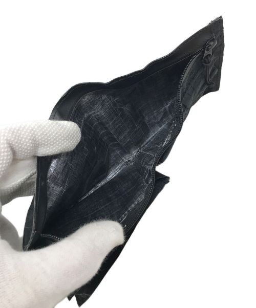 and wander（アンドワンダー）and wander (アンドワンダー) ミニウォレット ブラック サイズ:実寸参照の古着・服飾アイテム