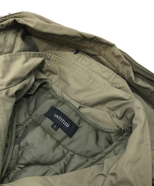 UNTITLED（アンタイトル）UNTITLED (アンタイトル) 【撥水/3WAY/キルティング】マウンテンパーカー カーキ サイズ:1の古着・服飾アイテム