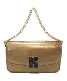 Kate Spade（ケイトスペード）の古着「ダコタ 2WAYショルダーバッグ　ハンドバッグ　チェーンバッグ」｜ゴールド