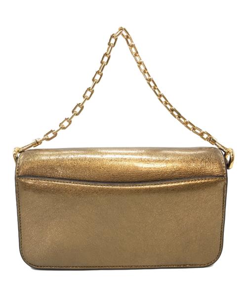 Kate Spade（ケイトスペード）Kate Spade (ケイトスペード) ダコタ 2WAYショルダーバッグ　ハンドバッグ　チェーンバッグ ゴールド サイズ:実寸参照の古着・服飾アイテム